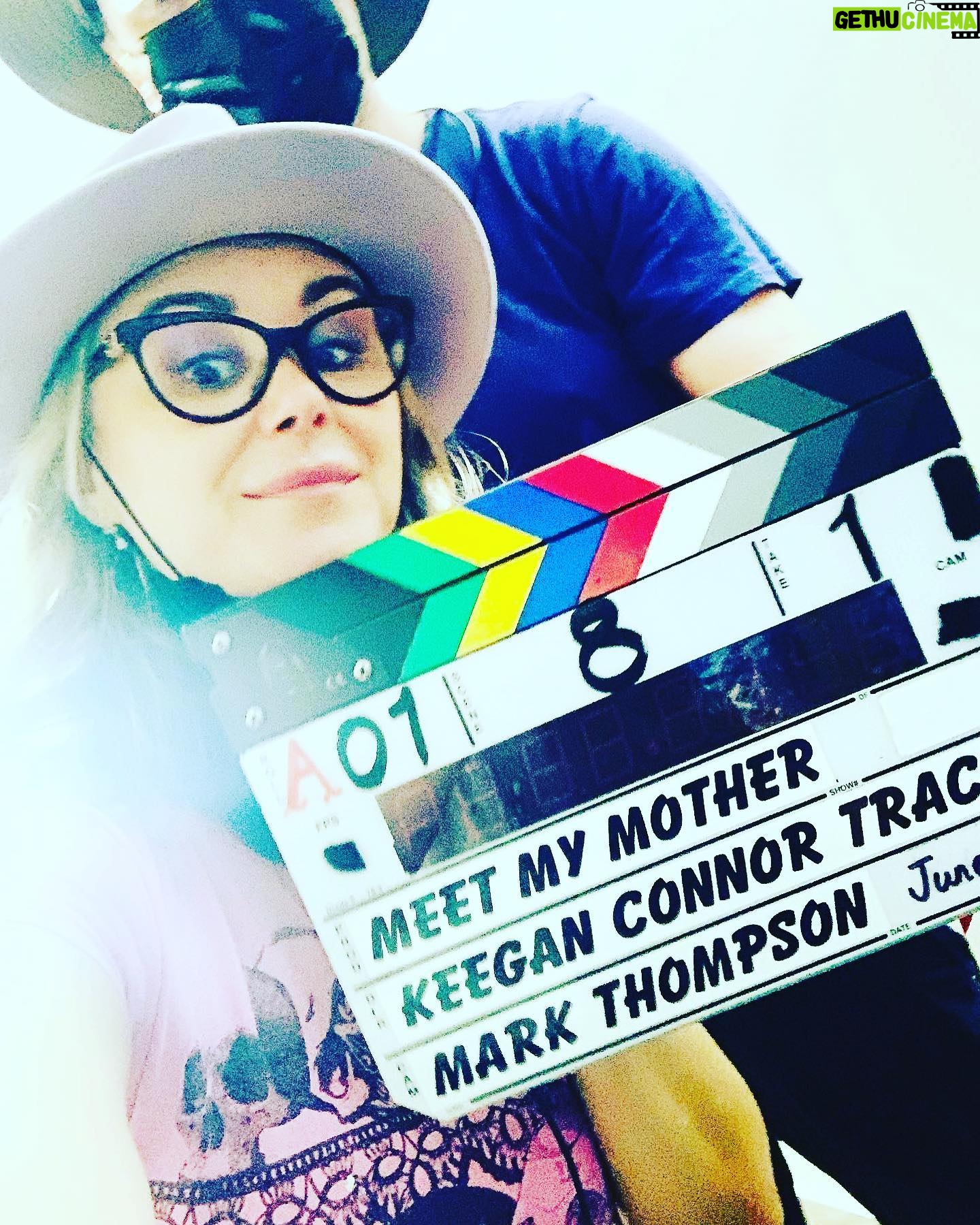 Keegan Connor Tracy Instagram - TUNE IN tomorrow on @lifetimetv Canada to catch the movie I directed “Engaged to be Murdered”. Fun to shoot, wonderful cast and crew. I miss being behind that camera…! @madosmith21 @erinkathleenboyes @sarahlucasredmond @tanisdj @maximilianbrey @marcobossow @keenantracey @androidmotel #director #tvdirector #femalefilmmakers #lifetimemovies #thriller