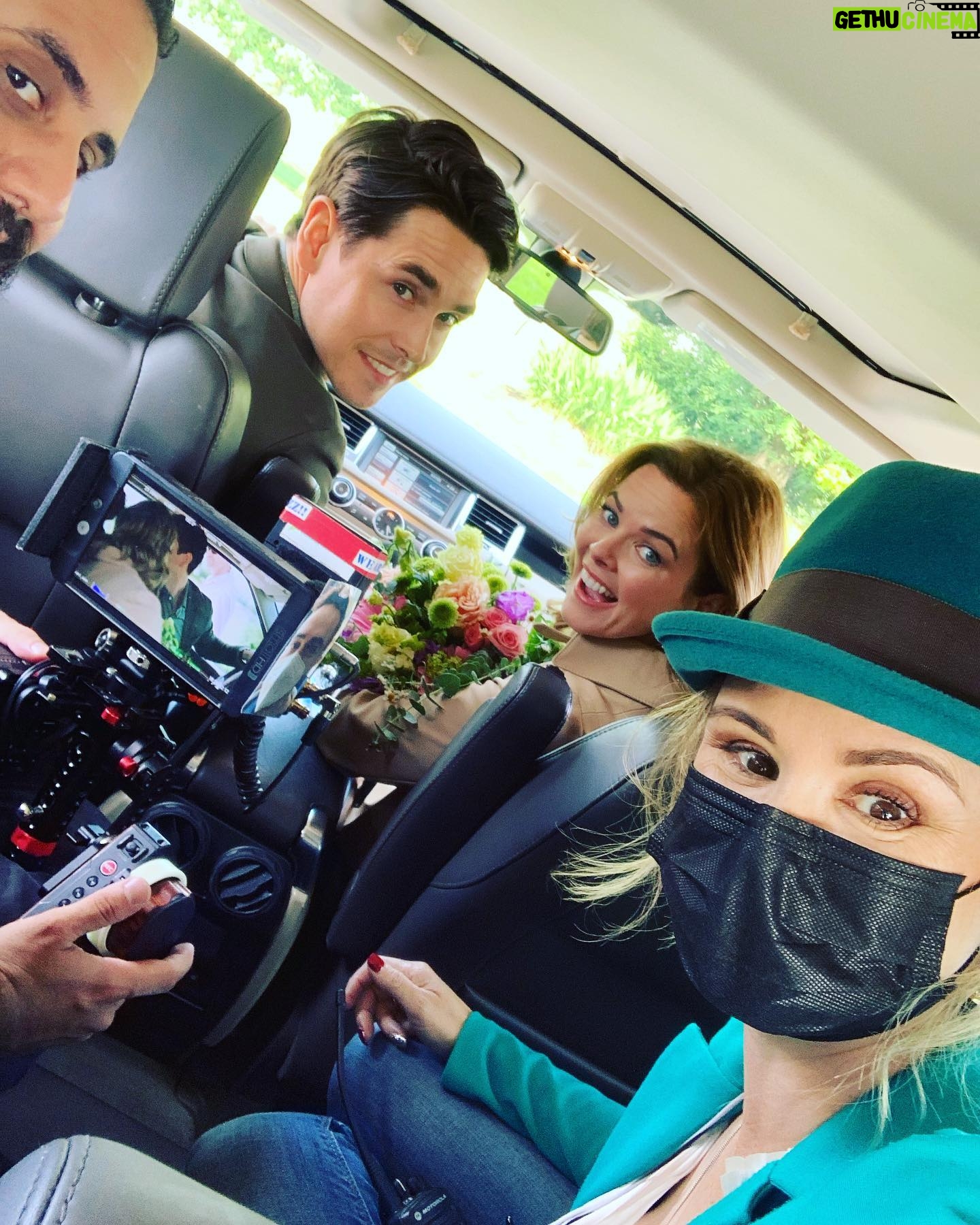 Keegan Connor Tracy Instagram - TUNE IN tomorrow on @lifetimetv Canada to catch the movie I directed “Engaged to be Murdered”. Fun to shoot, wonderful cast and crew. I miss being behind that camera…! @madosmith21 @erinkathleenboyes @sarahlucasredmond @tanisdj @maximilianbrey @marcobossow @keenantracey @androidmotel #director #tvdirector #femalefilmmakers #lifetimemovies #thriller