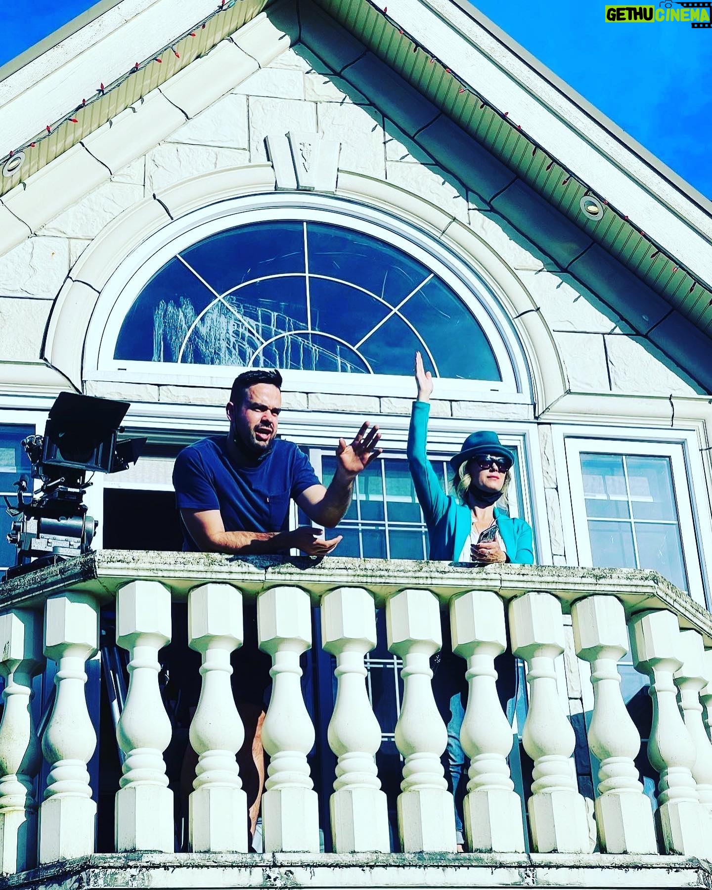 Keegan Connor Tracy Instagram - TUNE IN tomorrow on @lifetimetv Canada to catch the movie I directed “Engaged to be Murdered”. Fun to shoot, wonderful cast and crew. I miss being behind that camera…! @madosmith21 @erinkathleenboyes @sarahlucasredmond @tanisdj @maximilianbrey @marcobossow @keenantracey @androidmotel #director #tvdirector #femalefilmmakers #lifetimemovies #thriller