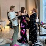 Keeley Hawes Instagram - #MetGala 2024 🩷💜🖤 @marcjacobs So grateful to this incredible team! Styling: @mayazep Makeup: @justinejenkins @etalbeautycollective Hair: @bencooke_lockonego Thank you @publiceyecomms