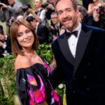 Keeley Hawes Instagram - #MetGala 2024 Thank you 🩷💜🖤 @marcjacobs Styling: @mayazep Makeup: @justinejenkins Hair: @bencooke_lockonego