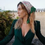 Keeley Hazell Instagram - scarf down