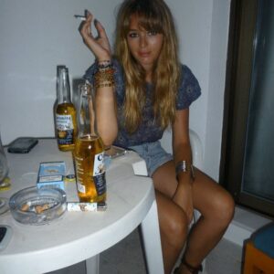 Keeley Hazell Instagram - Trying to find a photo for #10yearchallenge and found this from Ibiza circa 09, my God how things have changed. I no longer smoke, double-up on beer or refer to a blackberry as anything other than a fruit.
