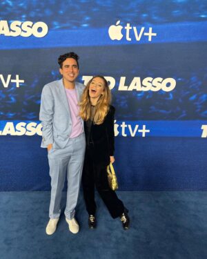 Keeley Hazell Instagram - The latest episode of Ted Lasso is out!!! Annnnddddd it was written by myself, and the fabulous, amazing, wonderful @dylanmarron #believe