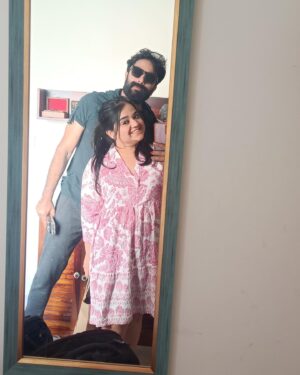 Keerthana Anil Instagram - Happyyy Birthdayyy Aliyansss 😎😍 I Love You For The Person You Are and The Person You Love The Most 😝(My Gops🤓) .  I wish You The Bestest Of All The Birthdays Mr. Handsome, Talented, Loving and Simplest Human Everr🥰  Being Related To Me Is The Best Gift That You Got This Year🌝 Love You Broh😘 @padmasoorya