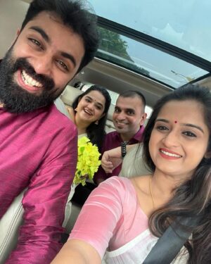 Keerthana Anil Instagram - Happyyy Birthdayyy Aliyansss 😎😍 I Love You For The Person You Are and The Person You Love The Most 😝(My Gops🤓) .  I wish You The Bestest Of All The Birthdays Mr. Handsome, Talented, Loving and Simplest Human Everr🥰  Being Related To Me Is The Best Gift That You Got This Year🌝 Love You Broh😘 @padmasoorya