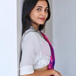 Keerthana Sreekumar Instagram - #ranichithiramarthanda movie promotion 🧡 Outfit @thoran_by_zayi Jewellery @win_ston.blue Styling @zohibzayi Shot by @rojan_nath