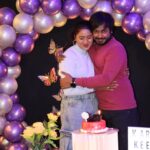 Keerthi Bhat Instagram – I Never thought anyone would ever makes me smile . laugh,and capture my heart  as fast as u have.,💗 Thank you  @its_vijay_karthek  mamma for this( 100 days  anniversary of engagement) beautiful suprise……i know ur not well but still u …🥲. thank you so much and ofcourse I love u💗 U made my day special.Im so glad to have u💞 Thank you for coming my life🥰

Location:@bingetown_in

#couplegoals #keeka #100daysengaged💍 #happyanniversary❤️ loveumamma💞