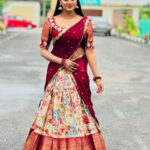 Keerthi Bhat Instagram – ♥️

This beautiful outfit by : @kowshiki_couture 

#ursradha #madhuranagarilo #teluguactress #telugu #hyderabad #love #joyful