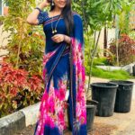 Keerthi Bhat Instagram – ❣️frgt dustbin

#sareelove