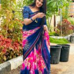 Keerthi Bhat Instagram – ❣️frgt dustbin

#sareelove