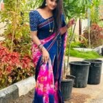 Keerthi Bhat Instagram – ❣️frgt dustbin

#sareelove
