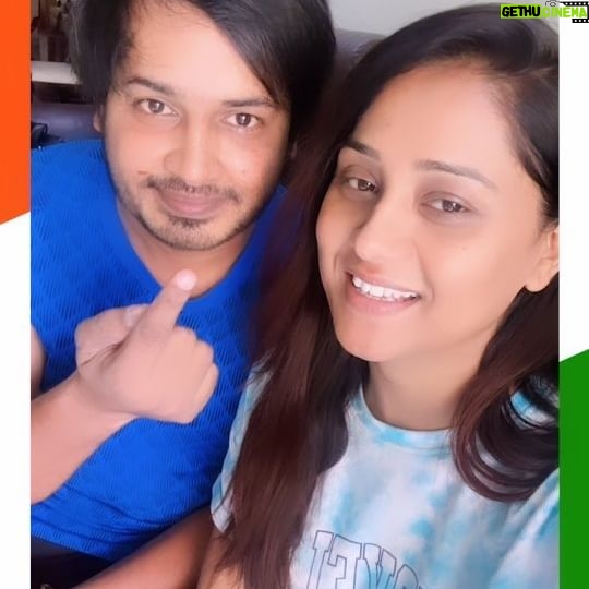 Keerthi Bhat Instagram - Pls everyone Do cast your vote for a better Tomorrow 💖 #vote #forever #a #better #tomorrow #keerthibhat #trendy #elections2024 #andhrapradesh #telangana #vote #pspk