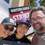 Keiko Agena Instagram – Striking at Disney today! 
Much better with @erikrosspatterson and @shinkawasaki 💕 pic by @erikrosspatterson 

Union girl! 

#WGAstrong, #sagaftramember and #1u