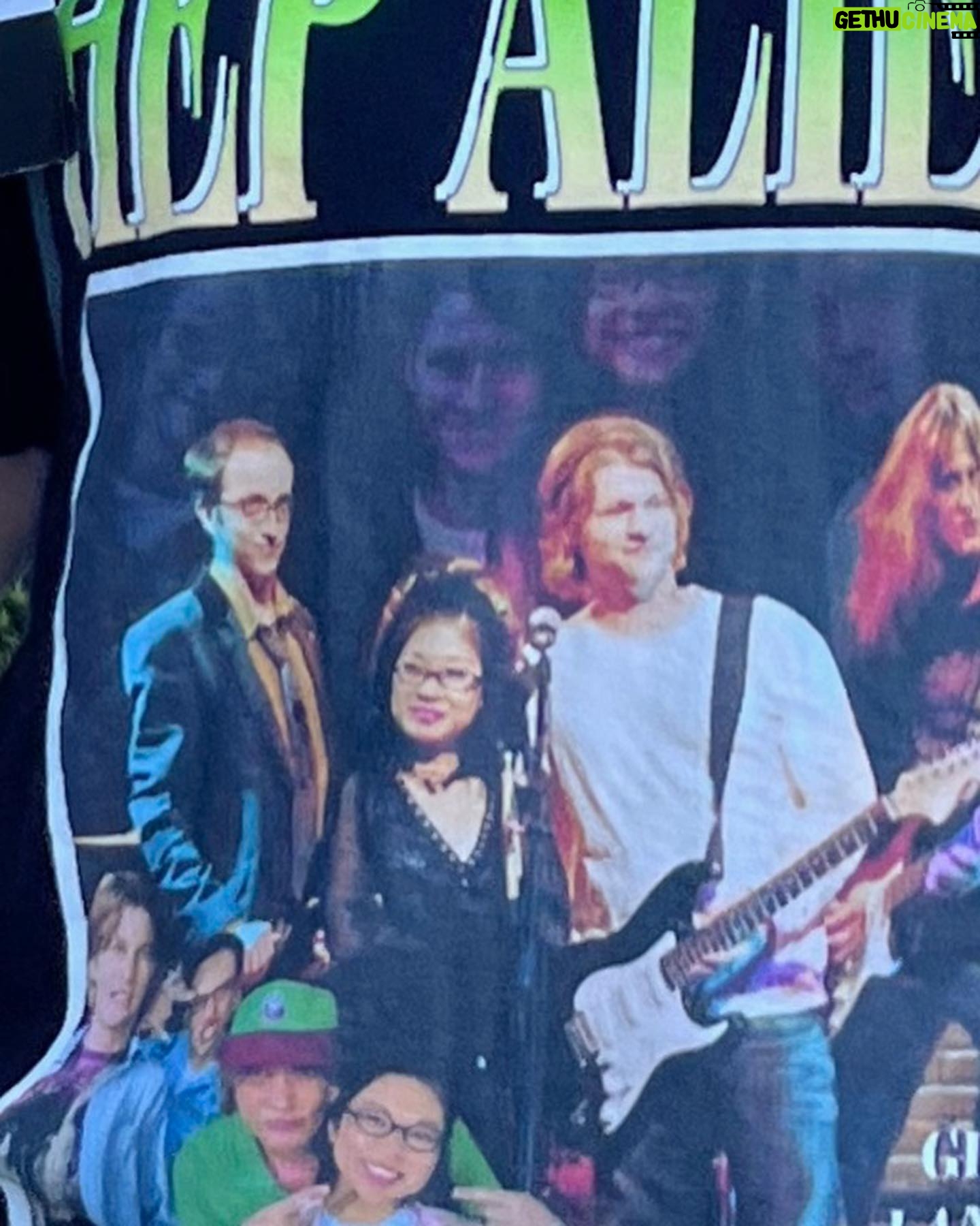 Keiko Agena - 41.1K Likes - Pic by @alexsongxia!
Thanks novelist Elaine Hsieh Chou for repping a #HepAlien shirt on the picket lines today. (I’ve never seen that one 💕)
If you LOVE words you’re probably a fan of #GilmoreGirls. (We had all the best words.) Support the WGA so that all the words you love can continue to be written.
Thanks Alex and Terry for also being out there on the picket lines.
#WGAstrong #sagaftramember #1u