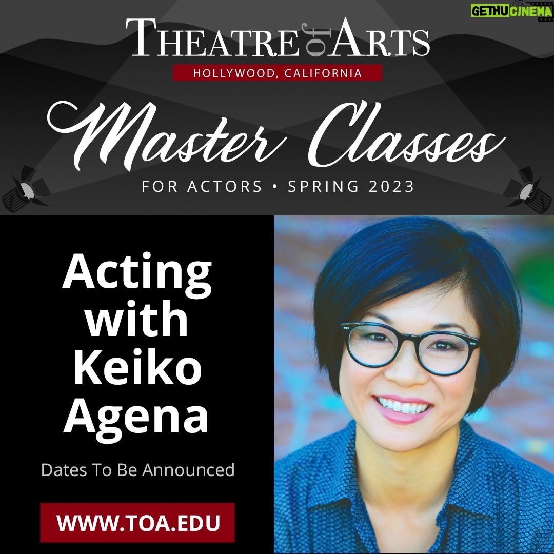 Keiko Agena Instagram - From @toahollywood Coming 2023: The amazingly talented Keiko Agena @keikoagena of #ProdigalSon, #GilmoreGirls & #BetterCallSaul will teach an exclusive Master Class for TOA students! Apply by Nov. 13 to be eligible to attend @ toa.edu/apply #acting #actorslife #actingschool #dramaschool ππ€©ππΎπ«