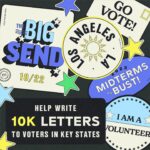 Keiko Agena Instagram – 🚨The midterms are coming! 🚨 Write letters to voters with me, @votefwd & Planned Parenthood on 10/22. Featuring a special performance from @LADanceProject, fun snacks, drinks & swag, special guests & crafting for kids. RSVP here: LINK IN BIO
https://mobilize.us/s/cWariO