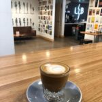 Keiko Agena Instagram - Shooting out of town today but managed to find the most LA place in it. Yes… that IS an Oatmilk Cortado. Ooh. And it is yummy.
