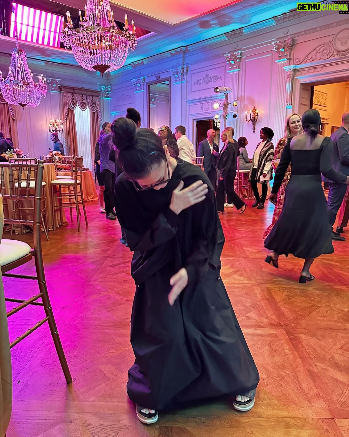 Keiko Agena - 4K Likes - Am I dancing or just measuring various things around the room? Hard to tell. And YES! To answer your question, I will go out to ANY dance floor. Is it a cold dance floor? Is it too early in the night? Are people being shy because it is a “work” event and need to keep their dresses nice? No problem. Shin and I will start it off. No beat? No problem. As you can see… I am willing to “find” a beat…
Oh yeah… this is the Cast and Crew party for THE RESIDENCE! Check it out on Netflix when it comes out. From Shondaland and Paul William Davies. ❤️
