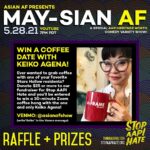 Keiko Agena Instagram - Update: congratulations to KAT LOUY who won the raffle coffee date with me! Looking forward to chatting with you Kat. @asianafshow raised $2,265 for @stopaapihate. Thank you to everyone that donated. 💕