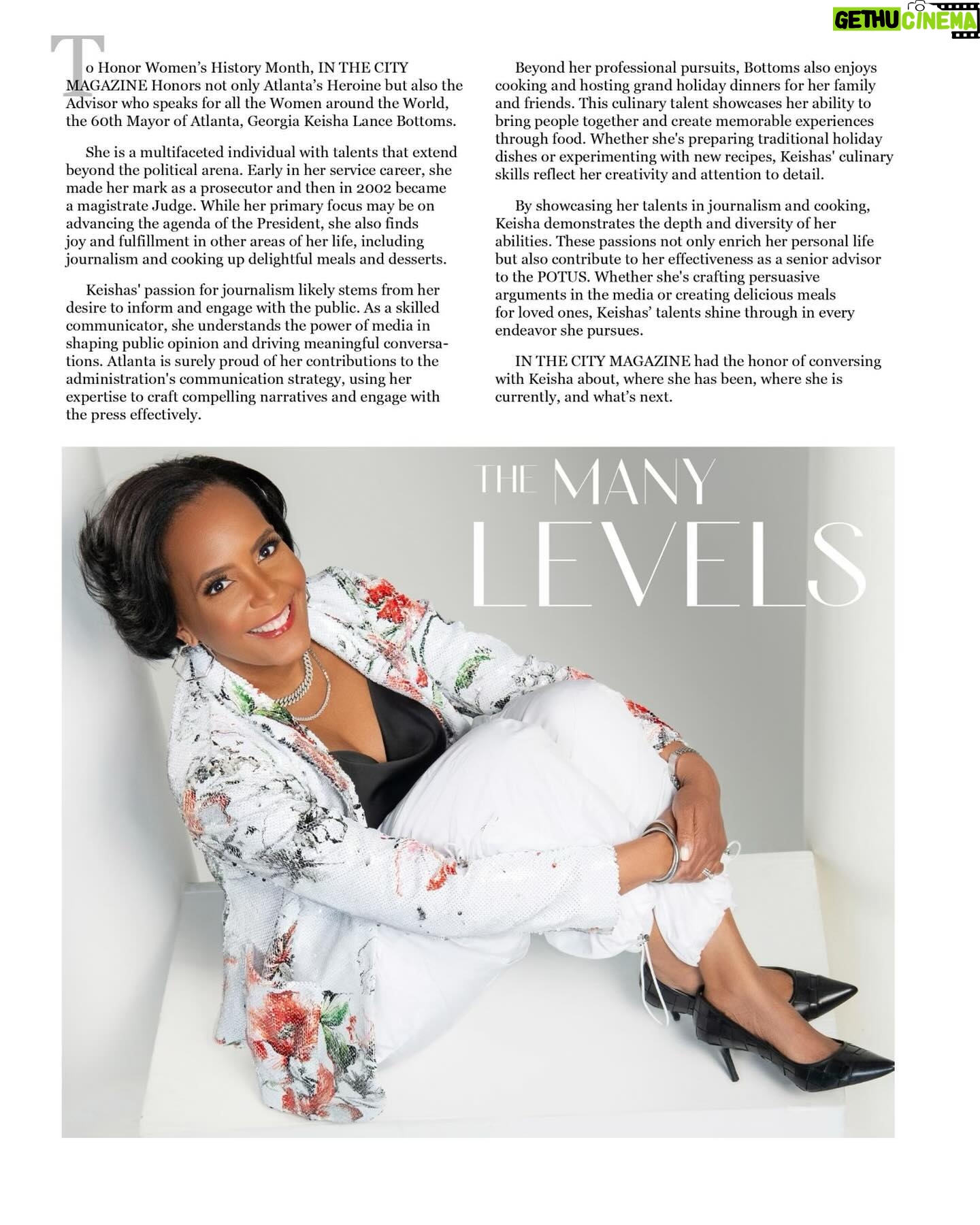 Keisha Lance Bottoms Instagram - Thank you #InTheCity Magazine and to the extraordinary team that helped create a wonderful experience and photo shoot. Playing dress up has never been this much fun 🥰.