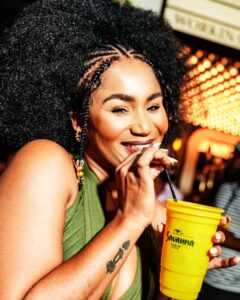 Keke Mphuthi Instagram - Spent my pre-birthday at the @savannacider X @showmaxonline Laugh Africa Comedy Festival Launch in Rosebank where our beautiful Queen @minniedlamini said “YES” to being our roastee … Y’all better be nice to my baby girl otherwise I’m coming for you, Siyavanna South Africa 😌😉 #laughafricacomedyfestival #savannalacf #siyavanna Hair done by: @lillyshair_ Styled:Me