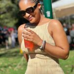 Keke Mphuthi Instagram – The Plan is to smile ….Through it all 

🧡🧡🧡