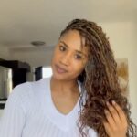Keke Mphuthi Instagram - There’s a lot you can convince me of in life…. But NEVER that @lillyshair_ doesn’t LOVE ME. This girl got my back n my front for 10 years and counting 🤞🏽 Hair game always on steriods. #braids #boho #curls #salon #hairdresser #hairstyle #anniversary #friends #blackgirlmagic