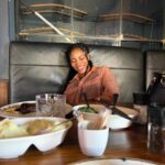 Keke Mphuthi Instagram - Catch up date with the BESTIE at Jozi Gin ♥️♥️♥️ obviously we are always laughing cause I mean … life is for the living😊😊😊. 🤎🧡🤎🧡🤎🧡