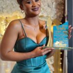 Keke Mphuthi Instagram - “This Chapter of my life is called KNOWING MY WORTH…and acting accordingly… My position as a woman is SELF MASTERY . My heart is full of gratitude.. I’m GENUINELY PROUD OF MYSELF… @panachewowawards thank you thank you and thank you for seeing when I didn’t known I could be seen. 👗: @manyakum …sis you always and I mean always go above n beyond for Me. I love you ♥️ 💇🏽‍♀️; @lajawihair thank you Jay😀 #panachewomenofwonderawards #awards #honor #recipient #women #womenempowerment