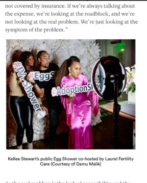 Kellee Stewart Instagram - Screaming THANK YOU to @blacklove 🖤 for highlighting my EGG SHOWER 🥰, my #eggfreezingjourney and my new partnership with @evite to create PARENTHOOD JOURNEY - a NEW CATEGORY of invitations that supports the #infertility community and those on the journey to parenthood. Team #blacklove on @owntv has always amplified voices that powerfully uplift our love and our own definition of family. Fertility and health is a huge part of that conversation and I’m forever grateful to @codieco for making room to spread light through the shadows where we sometimes hide our pain. #grateful🙏🏽 to you sis!! 😢❤️Check out blacklove.com for this emotional read by Yasmine Jameelah @yasminejameelah as I send her and Lauren Hamilton a huge thank you with love! And check out Parenthood Journey on Evite.com to find my very own EGG SHOWER invite along with invitations for IVF SHOWERS, ADOPTION SHOWERS, RAINBOW SHOWERS, and SURROGACY SHOWERS. Link in bio. Extended thanks to Team Evite! 📸 @damu_malik_photo 
#blacklovedoc #blacklove #fertilityjourney #infertilityawareness #infertility #surrogacy #surrogacyjourney #eggfreezing #eggshower #rainbowbaby #ivf #ivfjourney #ivfsupport #parenthoodjourney #evite #babyshower #party #celebrateyourjourney