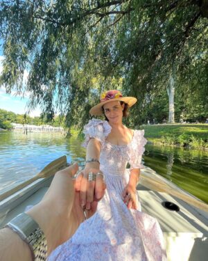 Kelley Heyer Instagram - 5 years 💞(the last photo is from our first date together in Central Park 🤮💗). We don’t have a set date of when we started dating, we just know that it was mid-April 2019 so each year we just pick a different day to celebrate 🤭