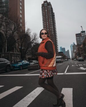 Kelley Heyer Instagram - out on the town! 🐞⛓️
photographer @kylieshaiebtookthis