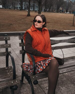 Kelley Heyer Instagram - out on the town! 🐞⛓️
photographer @kylieshaiebtookthis
