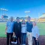 Kelley Jakle Instagram – What a fun night! Thank you for having us @dodgers 💙 📸: @markhapka