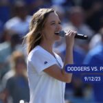 Kelley Jakle Instagram – So excited to be back singing the anthem at the @dodgers this coming Tuesday, Sept. 12th! 💙