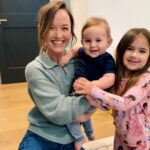 Kelley Jakle Instagram - While getting older may have its drawbacks, it also means that I get to watch @shaylajordan’s family grow with each passing year. 🥹 What a gift it is to get to know and love your sweet, sweet little ones. …it also means never taking pictures together anymore, so here is one I spliced together (sorry @bensgordon) 😂