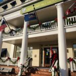 Kelley Jakle Instagram - I’d never had the experience of a hotel feeling like home until we stayed for a month at @gettysburghotel earlier this year. We’d wake up to a view of a Christmas-filled square, groggily walk down to @gettysburghotelstarbucks where everyone smiled despite the time and somehow knew our orders, passing fireplaces and Christmas trees in charming nooks and crannies along the way. At night, we’d get to see Terry and the other amazing bartenders at @onelincolngettysburg for a nightcap and unwind from the day. Getting to go back this week filled my heart - it was so hard to leave! If you’re ever in Gettysburg, stay here. It was established in 1797, and it feels like being a part of both a rich history and a loving family. ❤️ 📸: @markhapka
