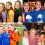 Kelley Jakle Instagram – I am going to continue being gushy. This past week, I got to spend time with these beautiful women – we have all been friends for nearly 30 (29) years!! Watching each other grow, from getting married (bridey @sunbaby.88) to starting families (@reetskeet728 @alexjnsn) to running marathons (Sara is running the NYC marathon right now) to starting their own businesses (go buy custom swimsuits from boss lady @luv_martha) has been so incredible. Also a little surreal, considering how little we were when we all met ➡️➡️➡️ These silly kids still come out when we’re together. I hope they always will. ❤️ 

📸: @markhapka and our parents (thanks mama for sending me these gems!!)