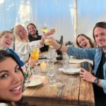 Kelley Jakle Instagram - Since flying to Paris wasn’t an option, we surprised @chrissiefit with une petit fête in LA for her birthday! 💖🥂 We love you so much!! Props to @leahmagwood @zacyonekawa for epic decorating and to @markhapka for capturing the day ❤️