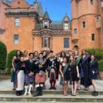 Kelley Jakle Instagram - Scotland pt 1: Moments I treasure with people I love. I am still reeling from our adventure last week!! What an absolute dream to frolic through castles, ride through The Highlands, search for Nessie on Loch Ness, learn traditional dances and eat plant-based versions of traditional dishes, hear performances by beautiful musicians and meet wonderful people. Oh, and visit @thetraitorsus set, of course!!! We are such fans of the show, and getting to see where the magic happens (and meet some of the creatives that MAKE it all happen) was surreal. Thank you @peacock for a trip we’ll never forget!! #peacockpartner