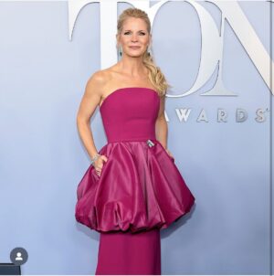 Kelli O'Hara Instagram - @thetonyawards 2024 🩷. I love this beautiful community.  What a season!! So grateful to be a part of it.  And in the hubbub yesterday, I forgot to say (publicly) a belated #happyfathersday to my magical husband @gregnaughton1 and my loving Dad #PatO’Hara!! 
I want to thank so many folks in the village it takes to make me feel so put together on nights like last night.  @emilysanchezstyle love you! (@csiriano for the honor of wearing this stunning gown and and @leightonjewels for the breathtaking jewels), @lindsayblockstyle for a perfect power ponytail and #tanyaraeorourke who has done my Tony make-up for 7 out my 8 noms. Also to @makeup.byjoh who has been with me all season.  Especially thankful for @ericatuchman who has been a rock for me for almost 20 years, every second.  And lastly, to my parents, who came last night for the 8th time and my children, Owen and Charlotte, who came last night for the first time.  They are my everything.
