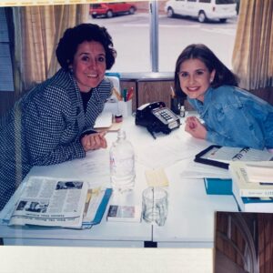 Kellie Martin Instagram - This was my schoolroom on the set of Life Goes On, and this is the person who got me through high school. Lil Madere helped me navigate the roller coaster of being a teenage actor on a super demanding show, let me cry here when my parents were going through a divorce, taught me to love French, and pushed me to believe I could go to Yale. Teachers are precious, and I cannot imagine my life without this extraordinary teacher. #fbf