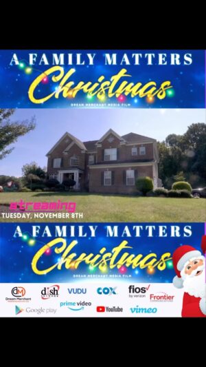 Kellie Shanygne Williams Instagram - STREAMING ON NOVEMBER 8TH 
A FAMILY MATTERS CHRISTMAS On Demand or on your local cable provider, iTunes, AppleTV, Amazon, Vudu, Google Play, Hoopla and more! @dreammerchantmedia_llc @dreamflix_tv @nivre1220 #afamilymatterschristmas #family #familymatters #Christmas #happyholidays #holidayseason #Christmasfilm #movie #holidayfilm #familyfilm #familycomedy #laughter #happy #christmas2022🎄🎅🎁