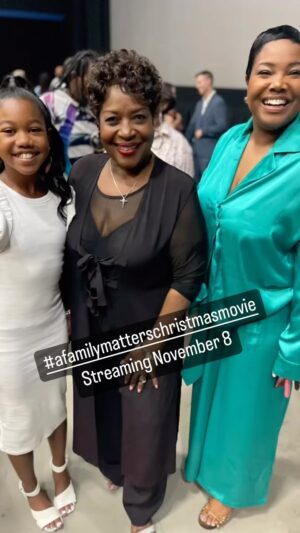 Kellie Shanygne Williams Instagram - Congratulations Team!!!! #wedidit 
#AFAMILYMATTERSCHRISTMASMASMOVIE won 🎥🥇🥇Prince George’s Film Festival @pgahc for Best Narrative Film award and Audience Favorite Award. 
Directed by: LaVern Whitt @lavernwhitt
Executive Produce by: Kellie Shanygne Williams, @shahron84 @nivre1220 @dreammerchantmedia_llc Angelia Messer-Stewart, @lavernwhitt @rocketfilmworks,  @dreammerchantmedia_llc
Produced by:  Peggy Williams 
Editor: Ken Rucker
Cinematographer: Mathew Sutton 
@mattgotcameras
Set Design by: @heythereitsanita
@billiejean.williams.37 @martishaheed 
Denise Little
Wardrobe: @darsaii 
Composer by: Eric Lacy

Casting by:
@avay_management1 @lavernwhitt
@dreammerchantmedia_llc

Music by: 
@joyceirby
@koolkim_nyoil
@elyscia_sings 
@officialarri
@conscious843
@1924music_group
@legrande_whitt
@farquhartkurt
@paulabrownpac
@1visionmusic
@2ndchild7writes 
@rayshunlamarr 
@nelsonfrankworld 

Makeup by: @derrick4mkup 
@t.mariebeautybar
🍿🍿🍿🍿🍿🍿
Cast:
@jomariepayton
@stephen_fisher17
@melan_perez
@xavieralvarad0
@iamchasex
@cheyennecummings_
@tamiekachavis 
@themarkmckinnon 
@paulabrownpac
@princesstommi
@ambermillermoore
@cook4soul 
@iamhannahbjackson 
@teiachristine
@davidlrowell
@theburtonkids 
Ahmad Robinson
Christian Goins
Choreographer by: @shawncosbyisfullout @paulabrownpac 
Ruff Ryder’s Basketball Team

Crew: Rodney Ladson, Lakita Bailey, Patricia Renderous, Kenn Rucker @rocketfilmworks
Matthew Hines, James Alexander Baker, Talithia Long, Davia Low, Carter Mason, Sasha Sanchez, Tina Edmunson
🎥🎥🎥🍿

@nivre1220 @shahron84  @haroldjackson3 @megamind_media @terkentertainmentgroup @terkstevens @dariusmccrary @hannibal.s.jackson @jaleelwhite @telma_hopkins @cheriejohnson75 @terrijvaughn @hehates @the_reginald_vel_johnson @jaimeethefoxx 

Get Ready!!!!! November 8th. “A Family Matters Christmas Movie” FAMILY MATTERS CHRISTMAS (fka Merry Little Switchmas) STREAMING On!!!
#fandango
#amazon
#itunes
#youtube
#vudu
#directv
#xbox
#vimeo
#dish
#googleplay
 🎥🎞 AND MORE
 #afamilymatterschristmasmovie
Distributed by: @visionfilms
@afamilymatterschristmas
#AFAMILYMATTERSCHRISTMASMASMOVIE