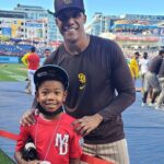 Kellie Shanygne Williams Instagram - Thank you @bell.josh19 @juansoto_25 and @machados13 for taking the time to take a picture with my son. All three players signed his hat and ball! He even made the @padres Instagram page! Thank you San Diego Padres!