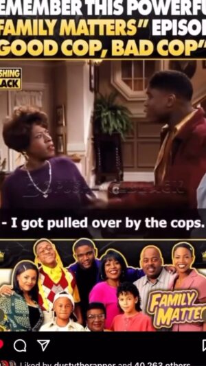 Kellie Shanygne Williams Instagram - #familymatters How things remain the same 2023. This episode resonates today with great writing and amazing talent. #blackhistorymonth @pushingblackhistory @dariusmccrary @jomariepayton @rveljohnson