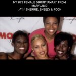 Kellie Shanygne Williams Instagram - #blastfromthepast thanks flyandfamousblackgirls Me and my 90’s female group AMARI signed to @tommyboyrecords in late 90’s @shailey1974 @katat_rsw @mrssongbirdp @nivre1220 one thing about these girls they could sang covering a classic song by the late Natalie Cole “ I Got Love On my Mind” 1977 R&B record. Released their debut album ‘SUNSHINE’ July 21, 1998 with the single ‘CALLIN’ charting the Billboard Magazine soundtrack on feature film on ‘RIDE’🎤🎶🎶🎶 more music on YouTube check the out “SUNSHINE” “CALLIN” “WOULD YOU MIND” Photos by: Al Pereira (May 1998) #R&B #90sfemalegroups #missing90smusic