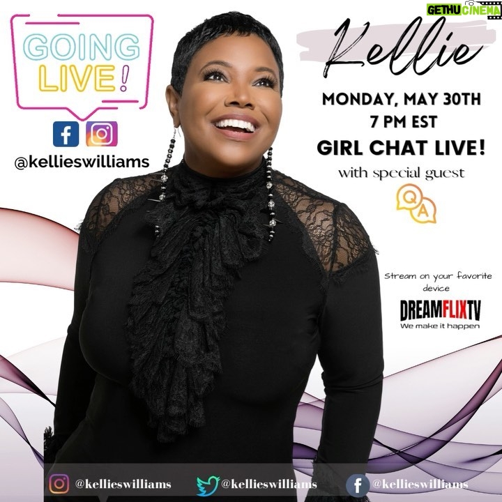 Kellie Shanygne Williams Instagram - What actually makes people happy??? Let’s talk about it with me…@kellieswilliams on Girl Chat Live, Monday, May 30th at 7pm EST. Discussing the do’s and don’ts of the entertainment industry, business, Family Matters reboot🤔, upcoming projects, a brand new streaming channel Dreamflix TV ➡️➡️(www.mydreamflixtv.com) and more. I will be cohosted by my real life sister 👯♀️@beverly_hillz_90210 who is known to keeps it #real in the Q&As⁉️. Nothings off limits with her🤦🏽♀️. Many Major announcements and special guest pop ups #youallreadyknow #sayless #domore. #familymatters Comment➡️ @kellieswilliams Share ➡️ Facebook & Instagram Follow➡️ @beverly_hillz_90210 @nivre1220 @jomariepayton @dariusmccrary @dreamflix_tv @dreammerchantmedia_llc @davidlrowell @shahron84 @whoisgatsbyrandolph