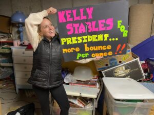 Kelly Stables Instagram - #vote 
Brought to you by: More gems from my Mom’s basement.